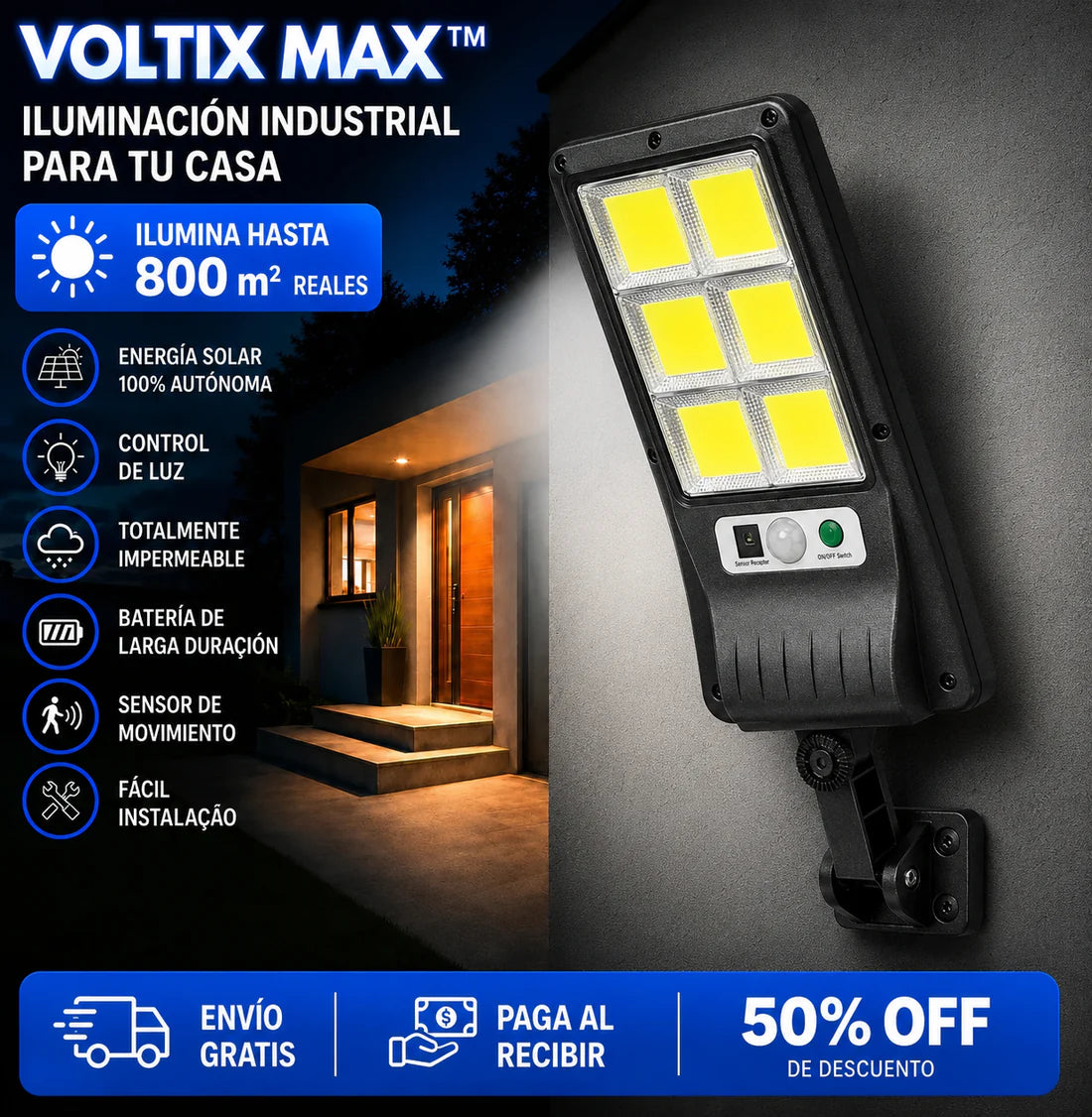 VOLTIX MAX — Potencia Industrial, Factura en Cero + Envio Gratis